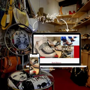 Refonte du site web de Rosso Barocco, magasin de ventes de chaussures à Quimper
