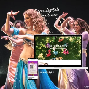 Refonte du site internet de la compagnie de danse orientale Bell'Masry, la référence en France dans le domaine